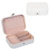 Portable PU Jewelry Box for Earrings, Necklaces, and Rings