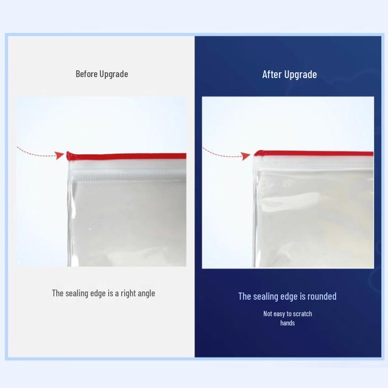 M&G A4 Transparent PVC Zipper Document Bags