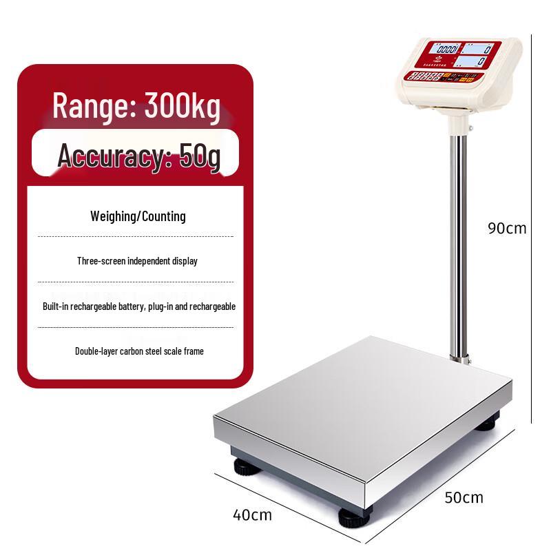 

High-Precision Commercial Electronic Platform Scale 40x50cm Platform