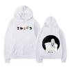 Autumn Winter Japanese Anime Hoodie Sweatshirt Print Letter Oversize Pullover Casual Fashion Street Long Sleeved Top