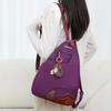 Solid Nylon Designer Style Casual Backpacks for Women 2025 High Quality Simple Versatile Commute Hot Trendy Sweet School Bags
