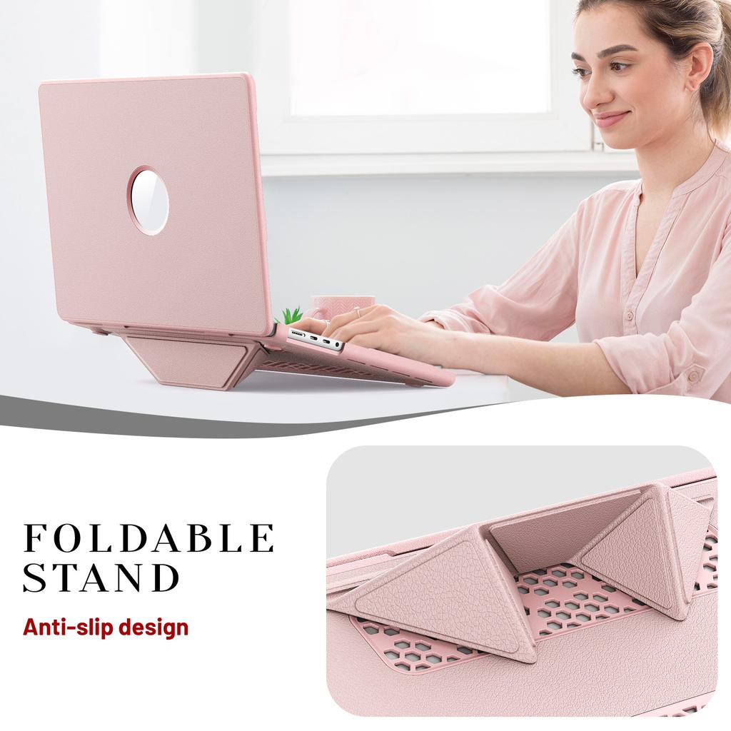 Laptop Case for MacBook Pro 14 Inch (2024)/(2023)/(2021)/A2442 M1 Pro/Max/A2779/M3 A2918 A2992/M4 A3112 A3185 A3401 Notebook Kickstand Cover