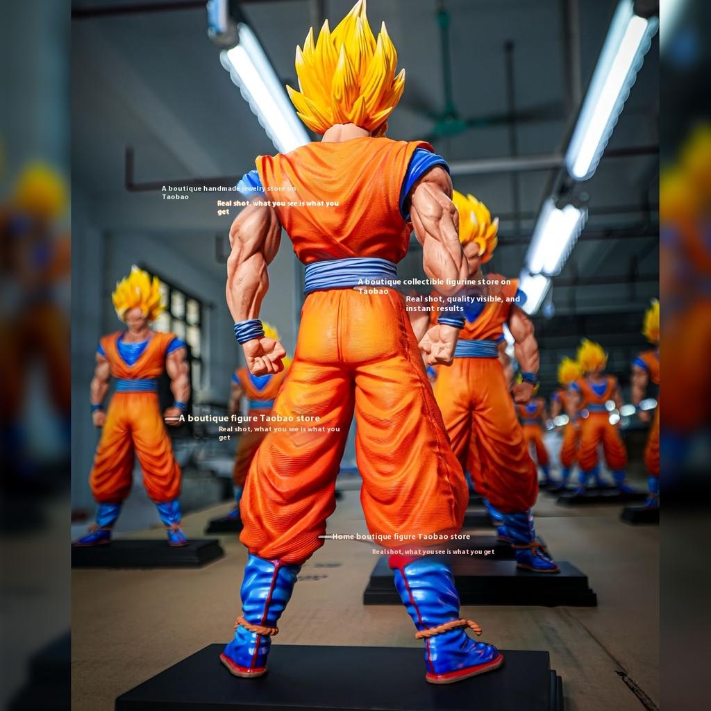 JT Studio Dragon Ball Z Super Saiyan 2 Goku 30cm Fully Painted GK Statue - Celestial Path Premium Anime Collectible Figure