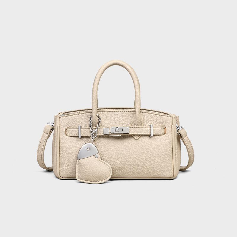 Borsa a mano borsa Nuova pelle autunno e inverno borsa da donna Versatile borsa a tracolla Premium lusso leggero borsa a spalla platino