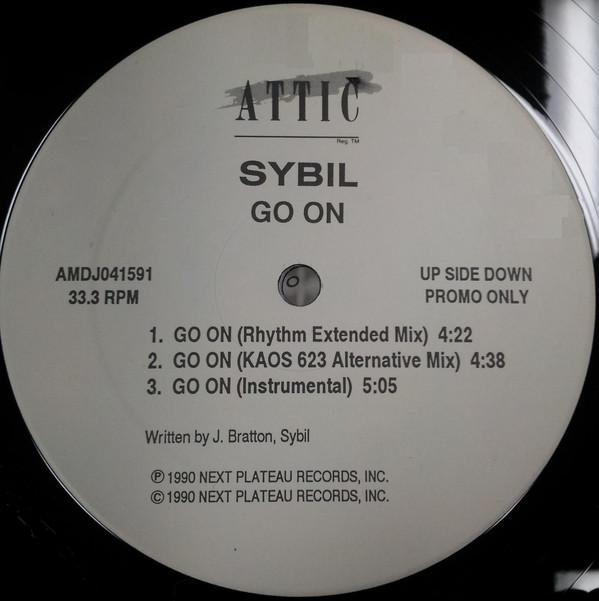 

12inch Record SYBIL ASWAD Go On Next To You AMDJ041591PROMO Attic 1990 Canada Dance Electronica Used
