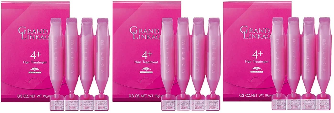 

Milbon Grand Linkage 9g x 4 sets of 3 treatments 4+