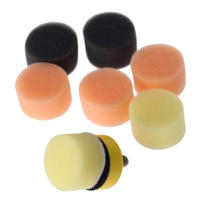 DRELD 50Pcs 1inch 25mm Sponge Waxing Buffing Polishing Pad for Car Polisher M6 Polishing Pad Backer Plate For Dremel Rotary Tool