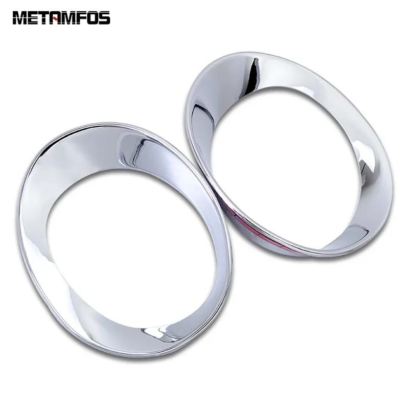 For Nissan Teana 2008 2009 2010 Chrome Front Fog Light Lamp Cover Trim Foglight Foglamp Protector Frame Accessories Car Styling