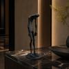 Cast Iron Human-Figure Sculpture Modern for Entryway