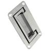 1pc 9.5cm X 6cm/11.1cm X6.9cm Metal Rectangle Shaped Recessed Folding Pull Handle Grip