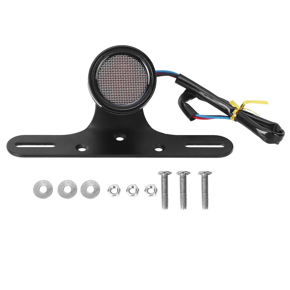 

LED Motorcycle Taillight Brake Light Mesh Grill Tail Lamp Fit for