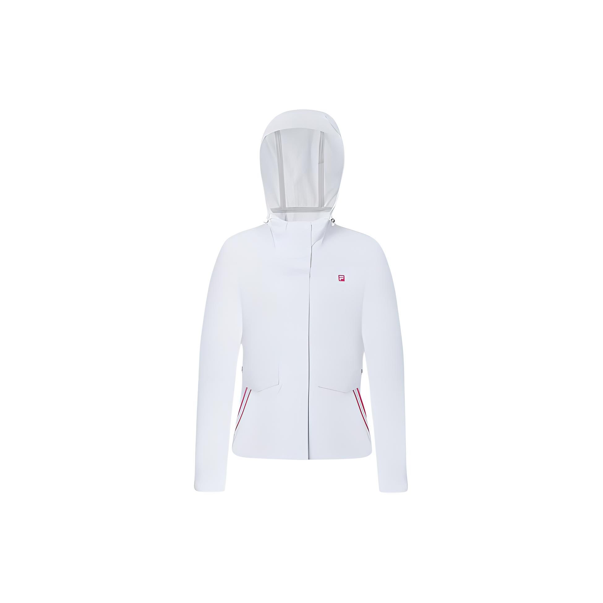 

FILA Golf Series Solid Color Hooded Golf Woven Jacket Women jackets Jade-White A11W415710F-WT S