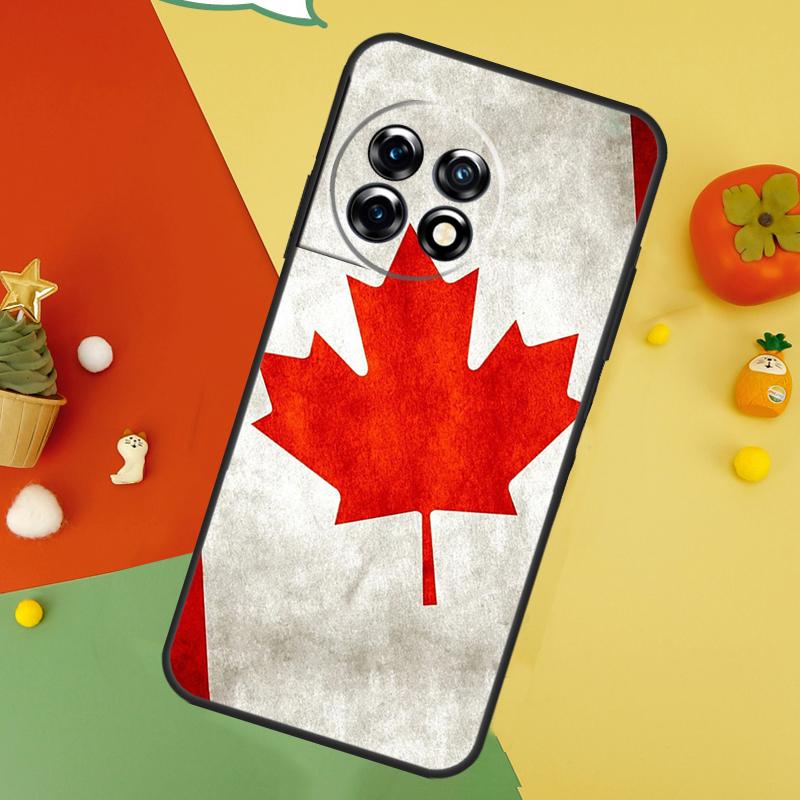 Canada Canadian Flag Case For OnePlus 9 10 Pro 11 12 13 15 13T 13R 12R 10T 8T Nord 5 CE 2 3 4 Lite N20 N30 Cover