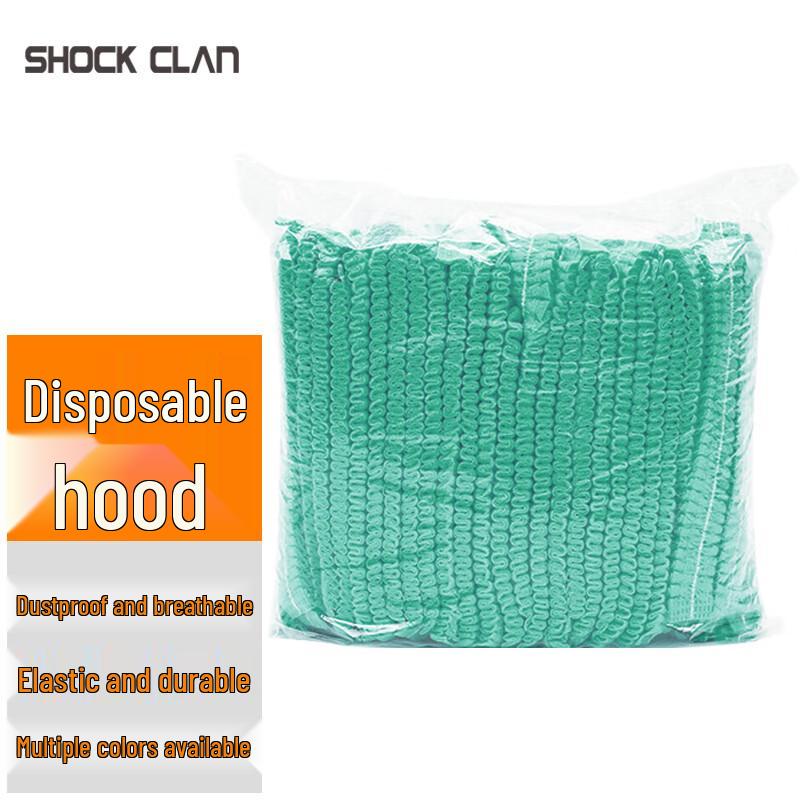 Shock Clan Disposable Non-woven Hair Net Caps 1000 Count