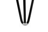 Juego de Patas Horquilla Loft 4 piezas, negro mate, altura 71 cm