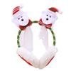 Christmas Headband Headphones Adults and Children Dress Up Christmas Red Large Antler Head Buckle Hair Clip Gift Earmuffs