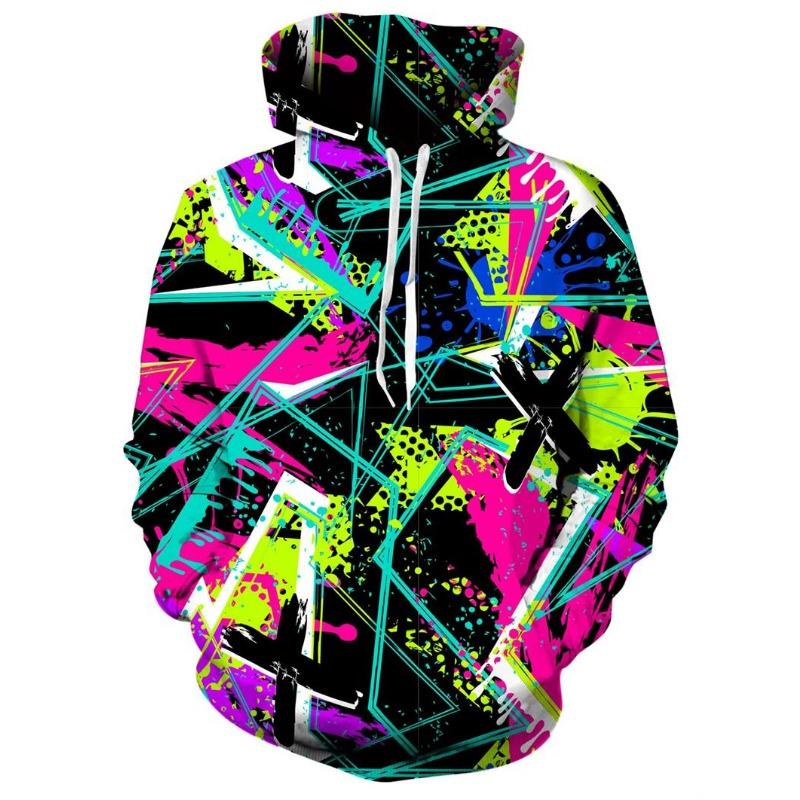 Funny Cartoon Pattern 3D Print Hoodies Men's Women's Hooded Sweatshirts Oversized Harajuku Pullover Tracksuit Coat Man Clothing