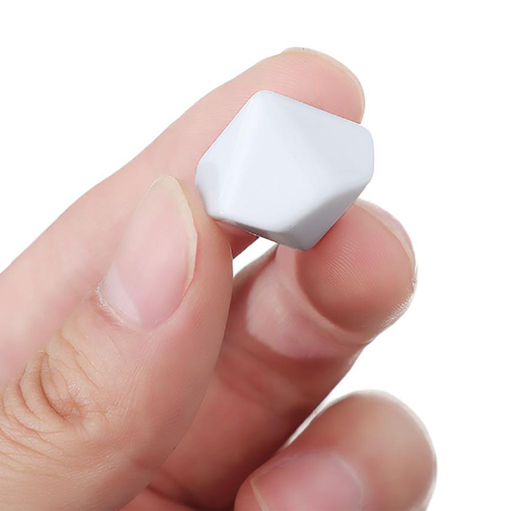 7Pcs/set Plastic Dices Multi-Sided Dices Different Size Blank Polyhedral Dices Kid Educational Toy DIY Board Game Dices