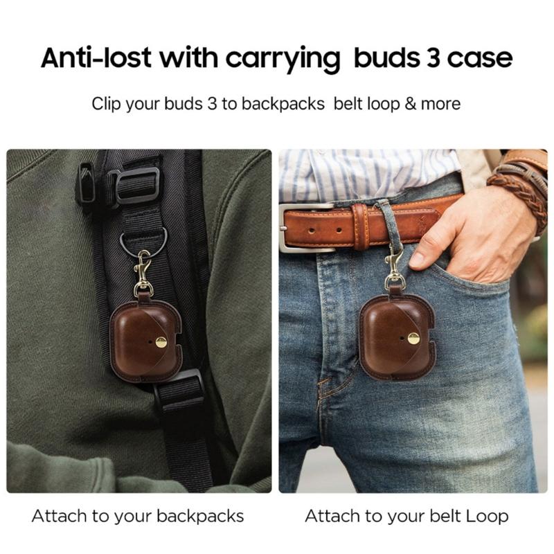 Ergonomic Protective Case Sleeve Housing for Buds 3 Wireless Earbud Antislip Grip Dusts Water Resistant Nonslip Texture