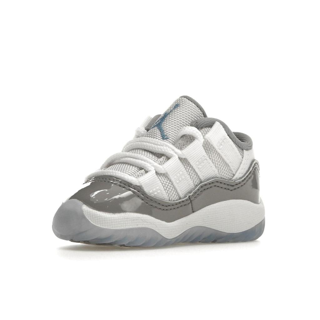 Air Jordan 11 Retro Low TD Cement Grey Baby Sneakers White University-Blue 505836-140