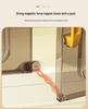 40-60cm Wide Transparent Foldable Double Door Floor Storage Cabinet with Multiple Layers