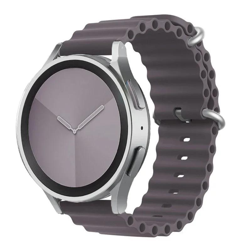 Ocean Silicone bands For Samsung Galaxy Watch 7/6-4 classic/5-Pro/active 2 22mm 20MM bracelet Amazfit Huawei GT 4-3 watch strap