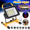 800W 170 Remote Waterproof Spot Work Camping Outdoor Portable Lantern Rechargeable Handheld Work Lights LED Floodlight