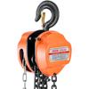 VEVOR Hand Chain Hoist, 2 Ton Capacity, Manual Chain Block with Upgrade G80 Galvanized Chain, 6 M Lifting Height
