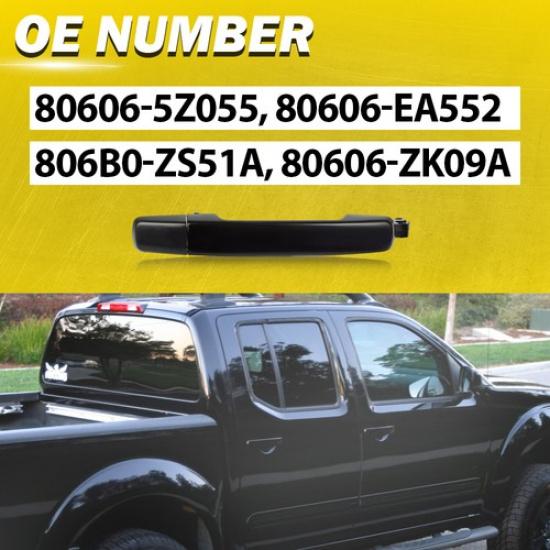 Passt Nissan Frontier Außentürgriff Glatt Schwarz Rechte Seite Vorne