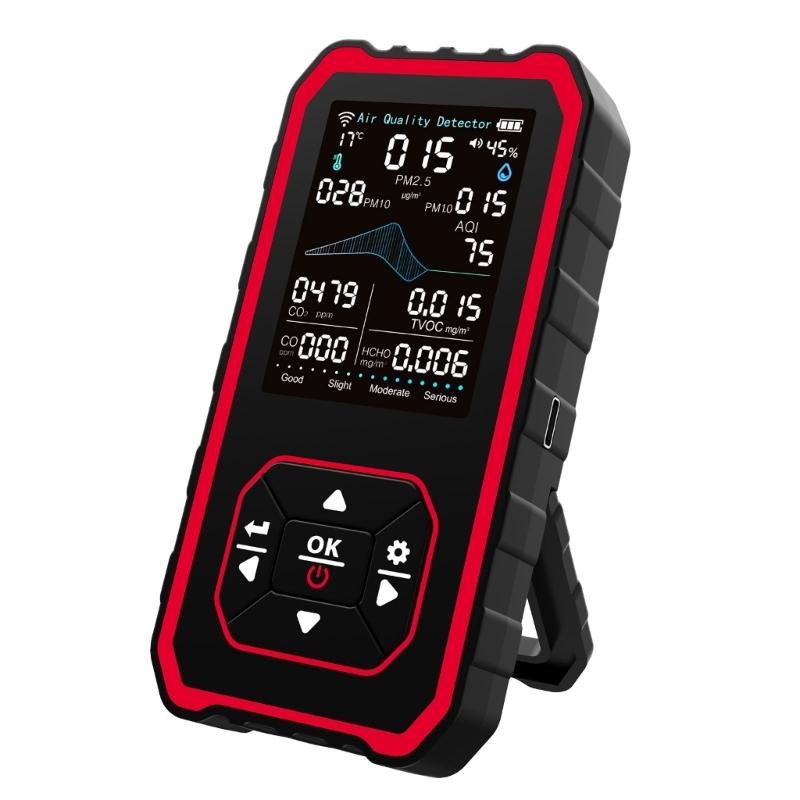 

Handheld Air Quality Monitors with Advanced Sensors for Precise Gas Detection in Homes Office & Industrial Environment