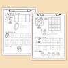 A4 Size Number 0-30 Tracing Practice Workbook Preschool Math Learning Kindergarten Numbers Writing Coloring Book Montessori