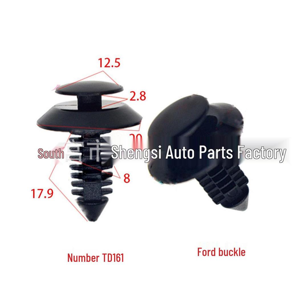 Ford Car Door & Window Rubber Seal Strip with Fixing Rivets & Trim Clips