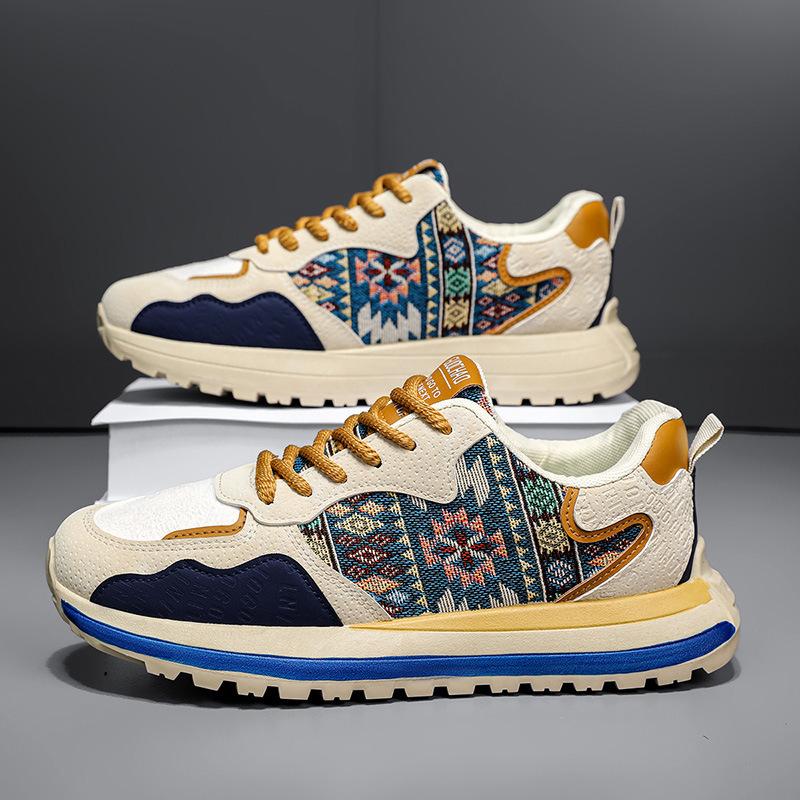 Men's shoes spring and summer cloth surface new versatile sports leisure running increases youth
