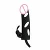 Black  Sleeve With  Ring Rabbit Clitoral  Pretty Love  Rings