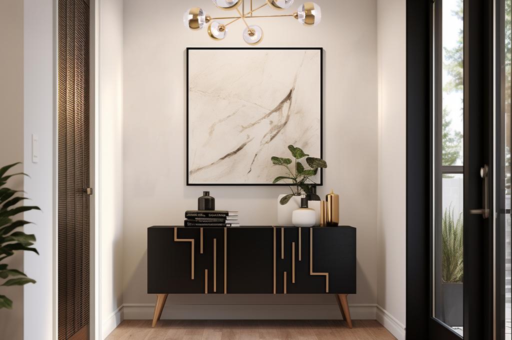 Asturia Gold Ceiling Lamp 6-Flat Golden Lampshade E27