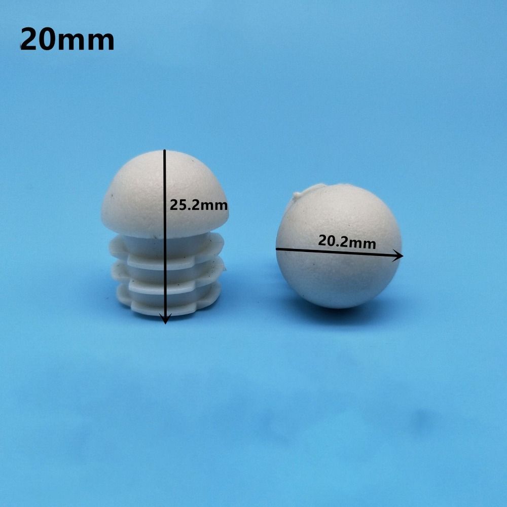 

Сферические мебельные аксессуары, вставка, черный пылезащитный чехол, защитные заглушки для пола, колпачки для ножек стула 20mm белый