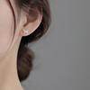 Women Butterfly Studs Earrings Elegant Zinc Alloy Simple Design Fade Resistant for Dating Shopping Outfit Accessory