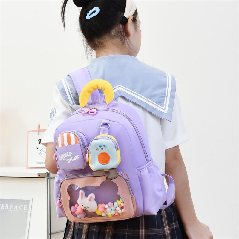 Children's Kindergarten Schoolbag Cartoon Lightweight Backpack For Boys Girls