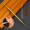 Acupuncture Pen Stainless Steel/Brass Manual Body Trigger Point Probe Pen Deep Tissue Massage,Dual Head Facial Reflexology Tools