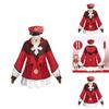 Authentic Genshin Impact Klee Cosplay Full Set Costume With Detailed Party Outfit