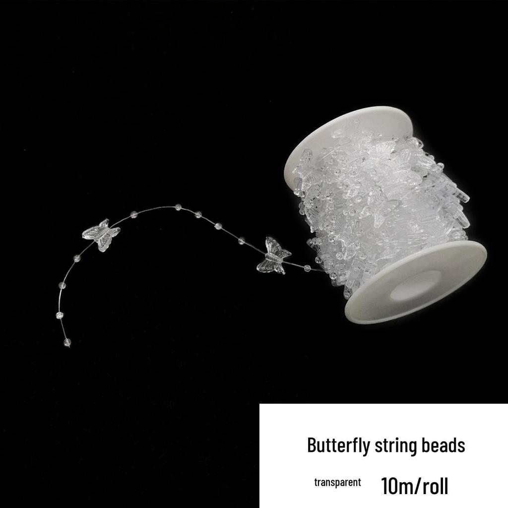Double-Line Pearl Sunflower Snowflake Beads DIY Decoration