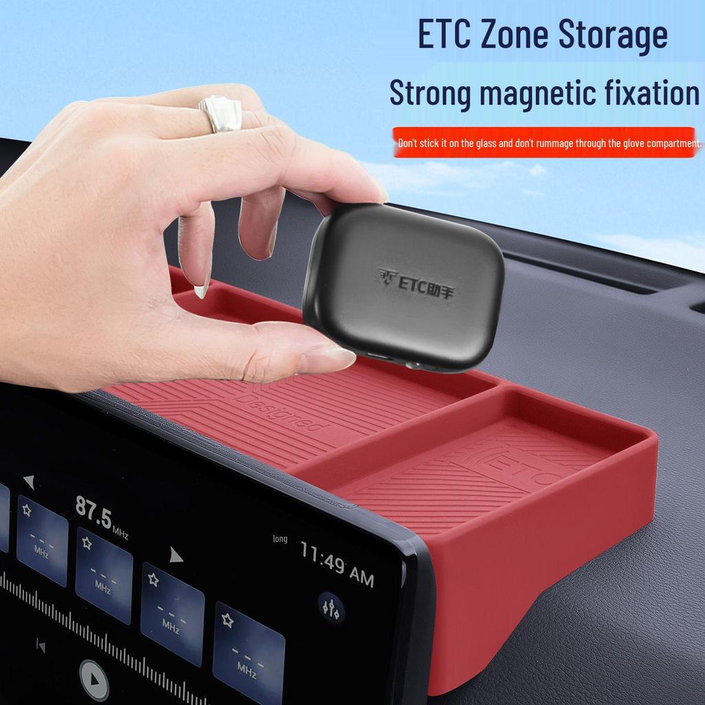 Silicone Storage Box for Toyota Wildlander, Land Cruiser, RAV4 Navigation Screen