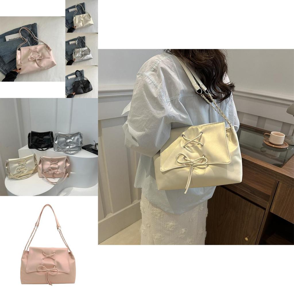 Stylish Korean Minimalist Solid Color Handbag For Women Casual Spring And Summer 2024