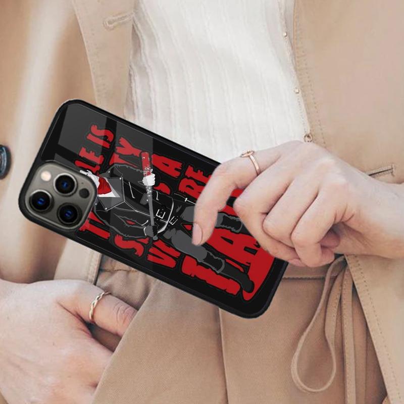 The Walking Dead Negan Magnetic Phone Case For APPLE iPhone 17 Air 16 14 13 12 Pro Max 15 Plus Wireless Charge MagSafe Cover