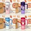 Crayon Shinchan Cartoon Style Reusable Thermos With Handle For Kids And Teens