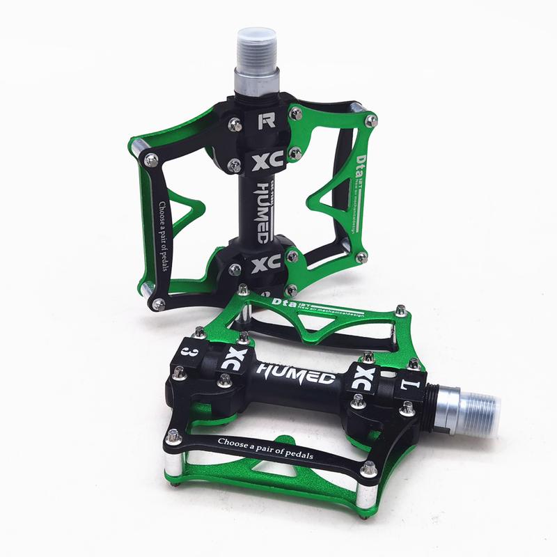 2021 New Wide Flat Mountain Road Cycling Bicycle Bike Pedal 3 Sealed Bearings 9/16 MTB BMX Pedals 5 Colors Available