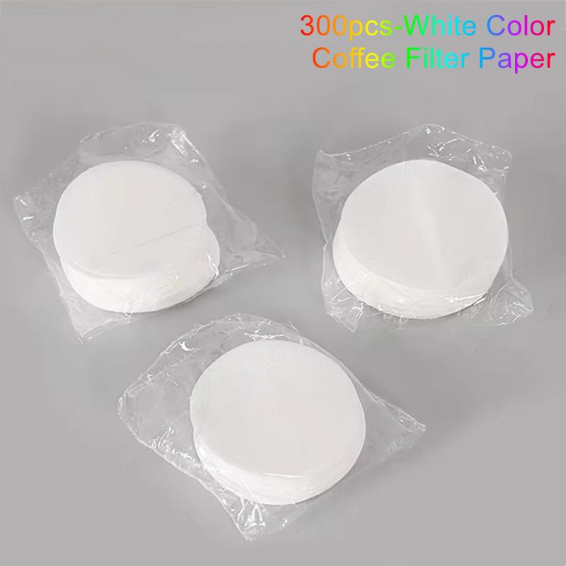 300pcs Disposable Espresso Paper Filter for Portafilter 51mm 53mm 56mm 58mm 60mm 64mm 68mm Coffee Machine Filter Accessories