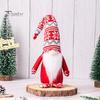 Ozdoba Świąteczna w Pudełku Prezentowym Dekoracja Świąteczna Krasnal Boże Narodzenie, Pluszowy Tomte Szwedzka Figurka, Miękka Skandynawska Przytulna Dekoracja Wiejska Lalka Krasnala dla