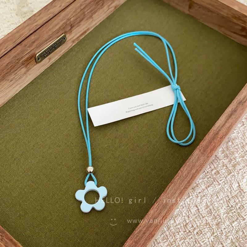 Korean Heart Comb Black Drawstring Necklace - Women's Fashion Choker Chain