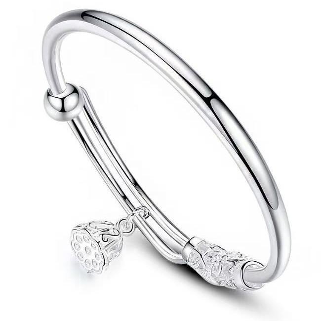 New Popular Lotus Root Bracelet, Silver-plated, Fashionable and Versatile, Niche Design, Simple, Light Luxury, High-end Feel, Young Style Bracelet